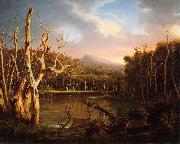Thomas Cole Lake with Dead Trees oil painting